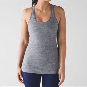 Lululemon Racer Back Tank heathered grey